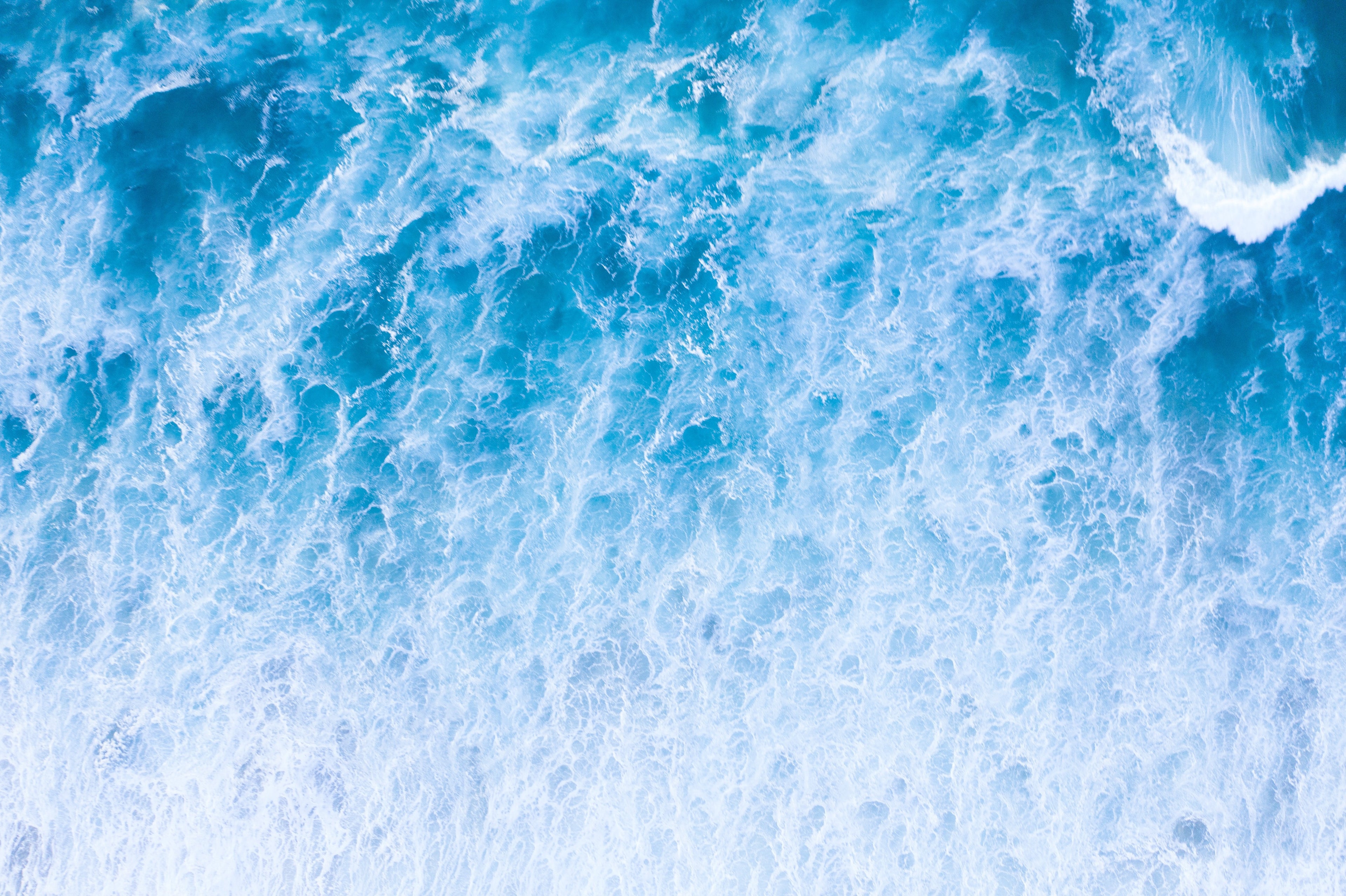 Close-up of blue ocean water